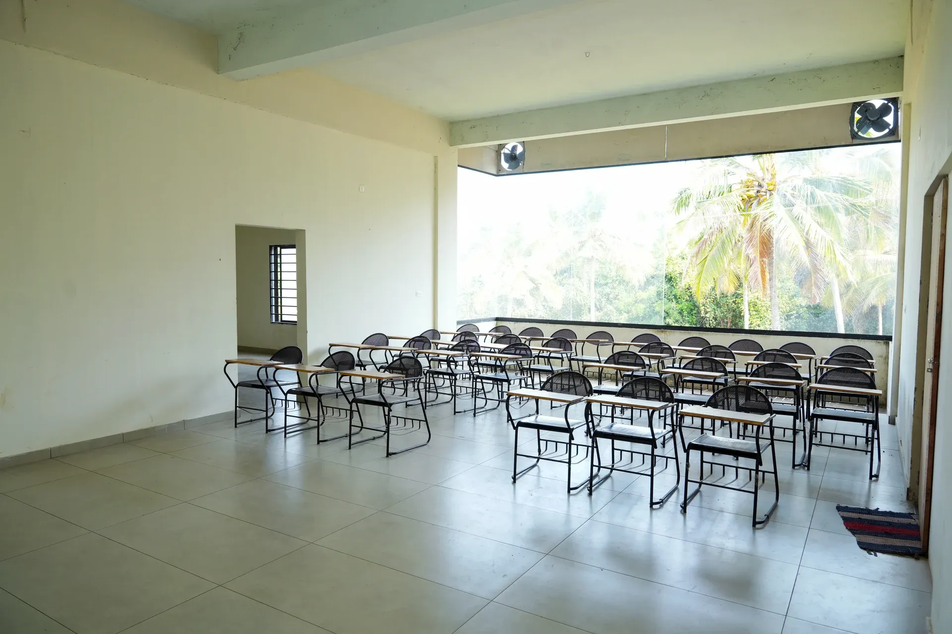 View across a classroom
