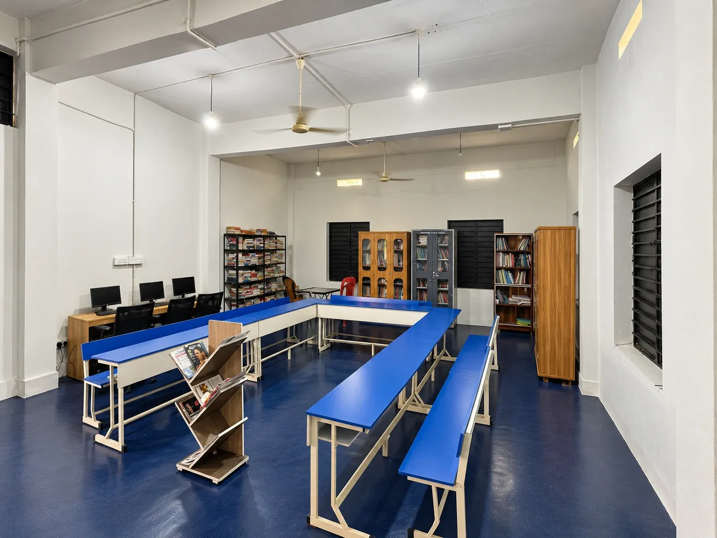 Wide view of the ETCES library