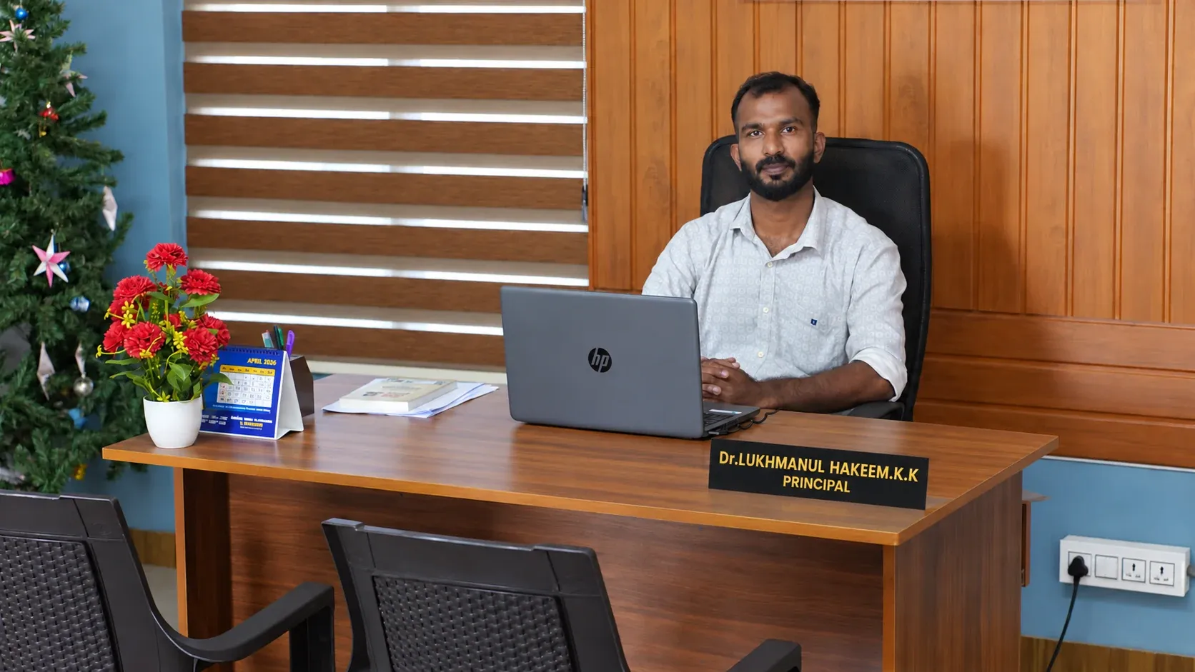 ETCES Principal’s office, desk view