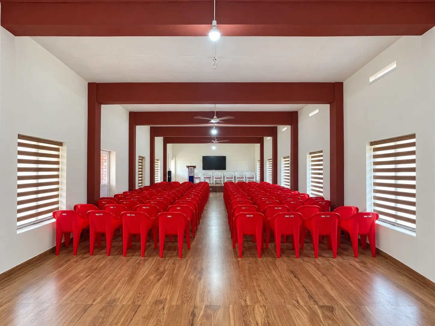 ETCES seminar hall, viewed from the rear