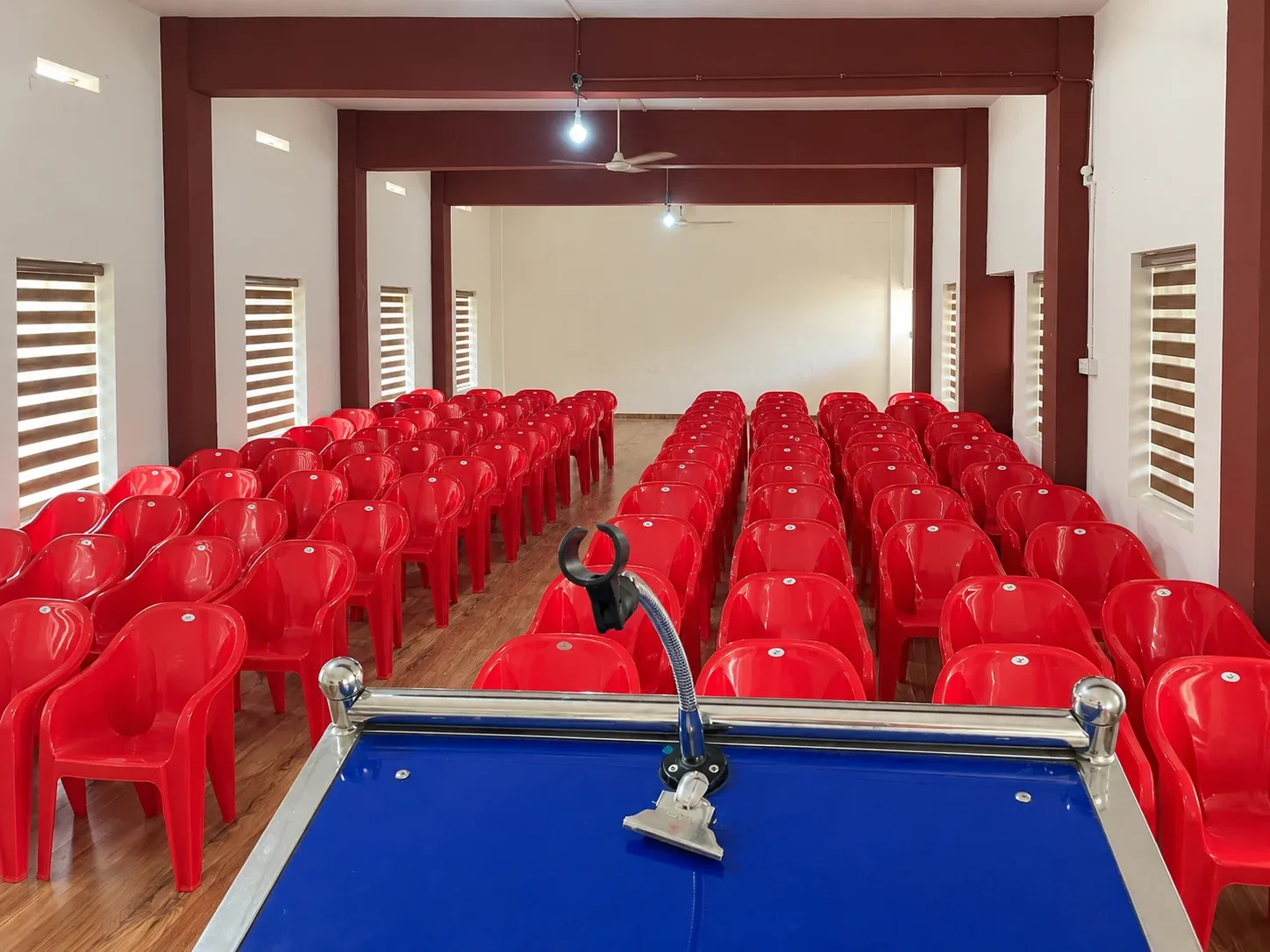 View over the lectern in the ETCES seminar hall