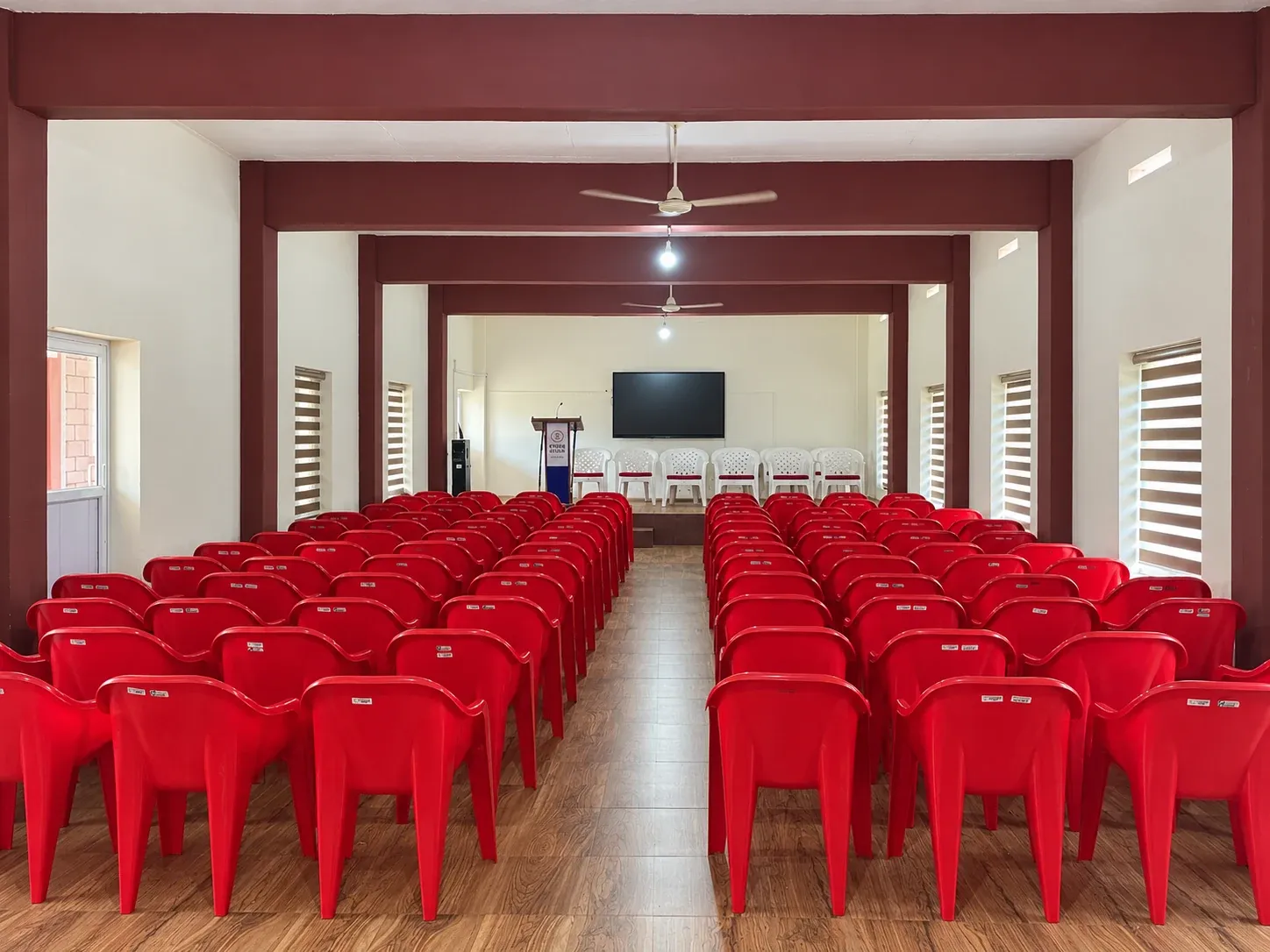 Rows of seating in the ETCES seminar hall